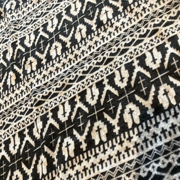 Empyre Womens Dark & Light Gray Fair Isle Pullover Sweater Size Small - Picture 3 of 7